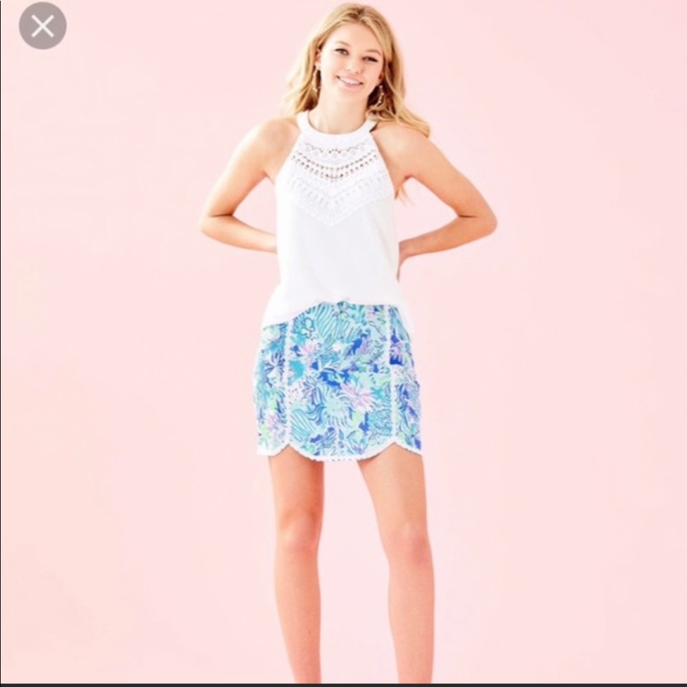 NWT Lilly Pulitzer Patty Skort Lion Around - 0 - Picture 4 of 14